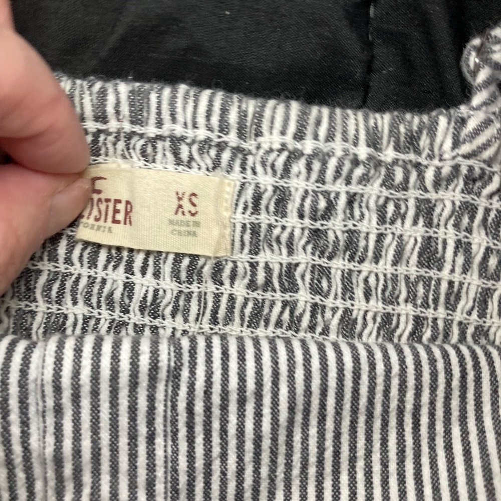 Hollister black and White Striped Top and pant - Picture 2 of 11